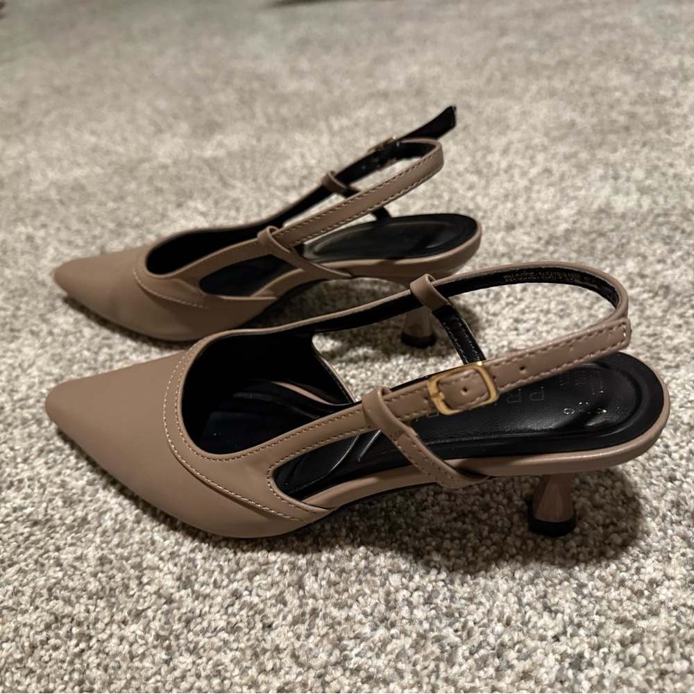 Primark Tan Slingback Heels
